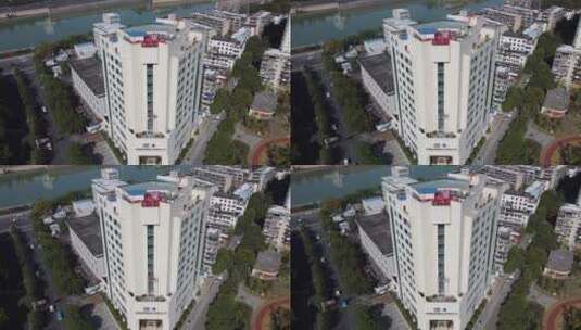 航拍武汉特色城市建筑高清在线视频素材下载