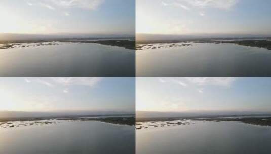 黄昏的湖景高清在线视频素材下载