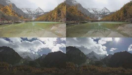 雪山风景高清在线视频素材下载