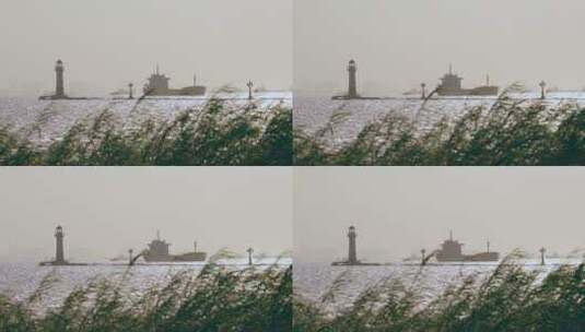 海边灯塔空镜头高清在线视频素材下载