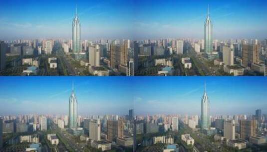 江苏常州市城市风光高清在线视频素材下载