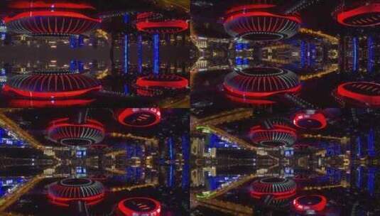 天津城市镜像09高清在线视频素材下载