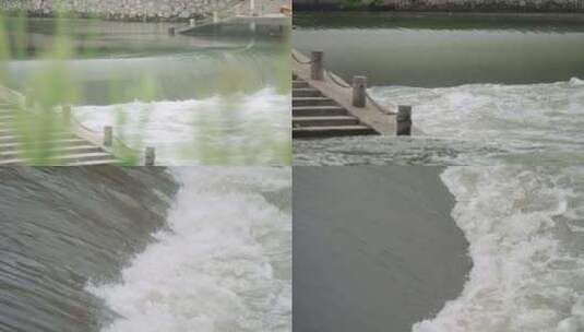 长江江水河水浪花水浪水环境污水治理高清在线视频素材下载