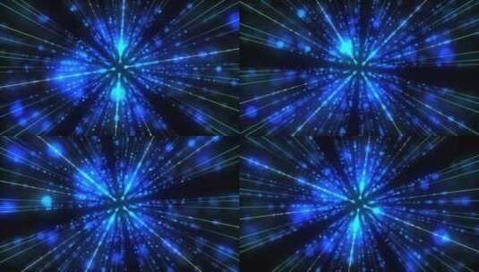 蓝光粒子运动动画高清在线视频素材下载