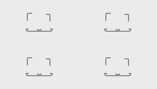 Alpha line笔记本电脑动画图标高清在线视频素材下载
