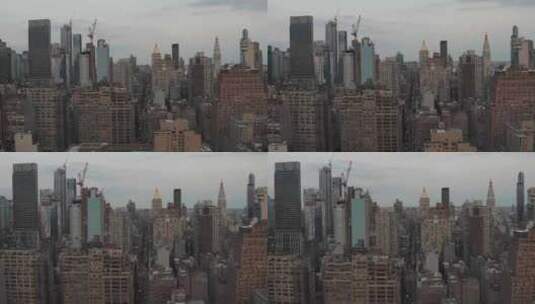 城市空中的大型建筑高清在线视频素材下载