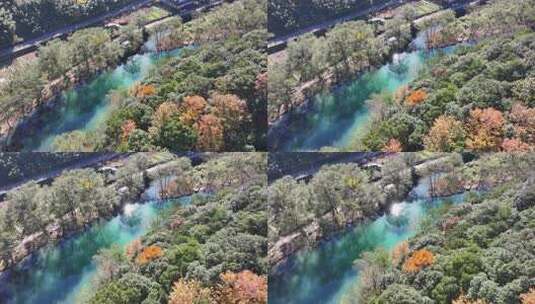 山水秋色 风景 自然高清在线视频素材下载