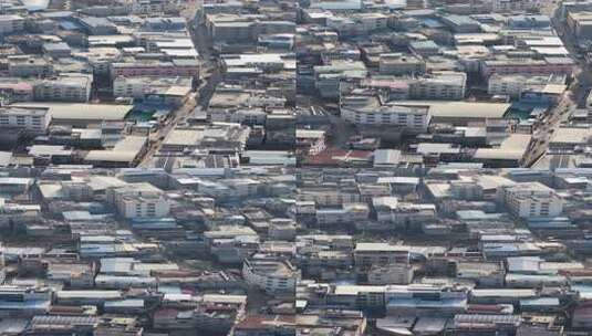 俯瞰密集居民楼高清在线视频素材下载