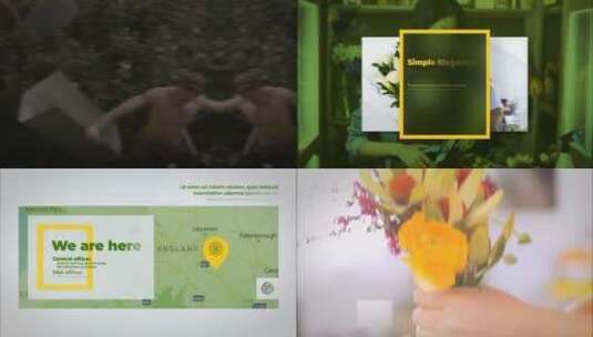 浪漫鲜花企业宣传片AE模板高清AE视频素材下载