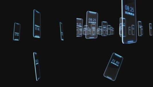 7款手机展示未来科技 智能手机高清AE视频素材下载