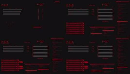 UI元素特效HUD 仪表界面动画 定位标记高清在线视频素材下载