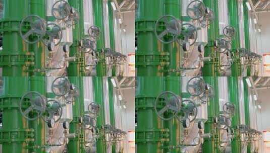 冷却循环水管道特写变焦高清在线视频素材下载