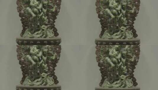 和田玉雕刻玉件LOG视频素材高清在线视频素材下载