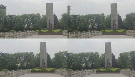 北伐战士纪念碑实拍高清在线视频素材下载