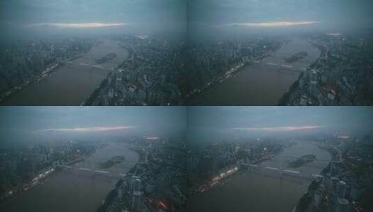 重庆十八梯市区风光电影感镜头高清在线视频素材下载