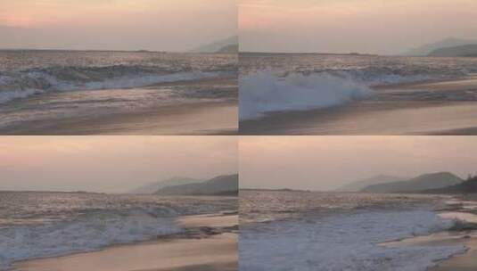 海边沙滩海浪空境4K高清在线视频素材下载