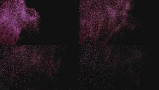 粉紫粉末粒子颗粒光斑闪烁 (2)高清在线视频素材下载