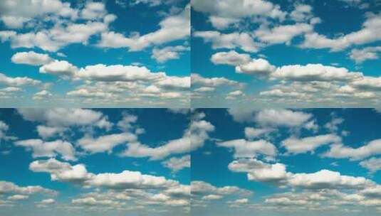 云彩在天空中移动高清在线视频素材下载