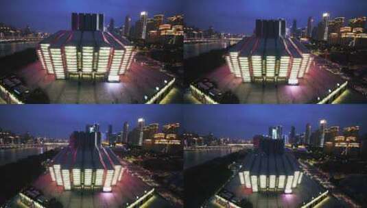4K重庆江北城市空镜实拍画面06高清在线视频素材下载