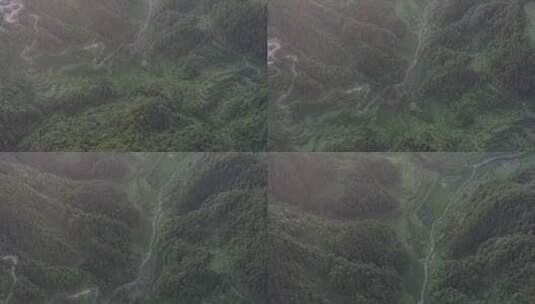 贵州大山云雾航拍高清在线视频素材下载