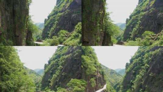 杭州富阳常绿镇石梯景区高清在线视频素材下载