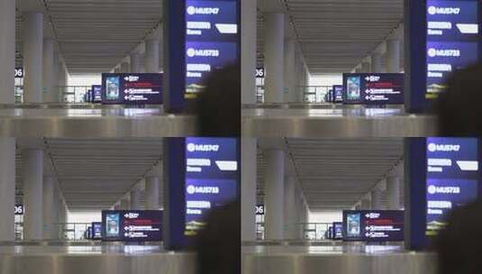 成都双流机场高清在线视频素材下载