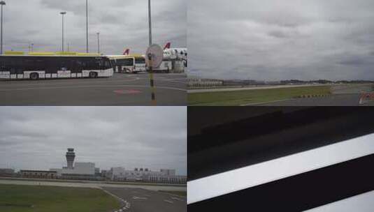飞机场内部场景高清在线视频素材下载