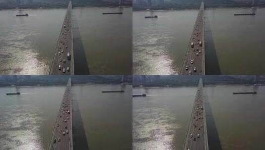 武汉长江大桥空镜2高清在线视频素材下载