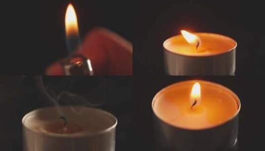 蜡烛火苗飘动视频素材高清在线视频素材下载