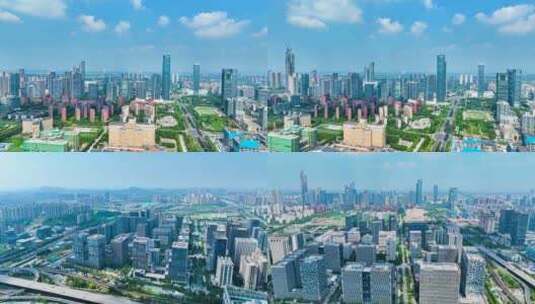 南京新城科技园 河西金融城高清在线视频素材下载