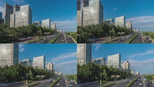 北京国贸CBD建外高清在线视频素材下载