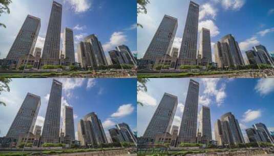 北京国贸CBD银泰中心高清在线视频素材下载