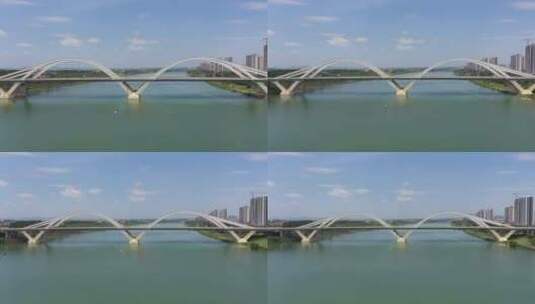 4K航拍南宁西明大桥高清在线视频素材下载