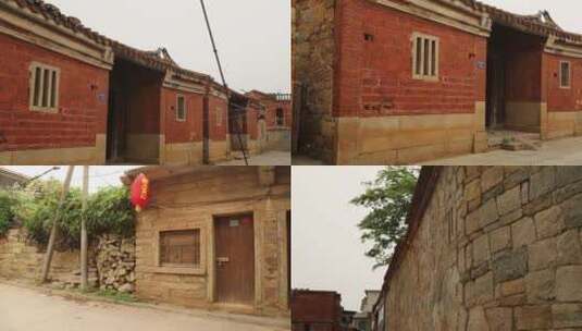 C福建晋江围头村村庄建筑高清实拍视频高清在线视频素材下载