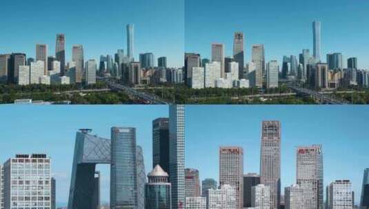 北京国贸延时摄影 北京cbd延时摄影高清在线视频素材下载