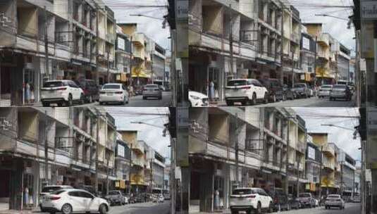 泰国清迈曼谷街道老街城市老城区街景街区高清在线视频素材下载
