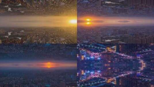 天津城市镜像10高清在线视频素材下载