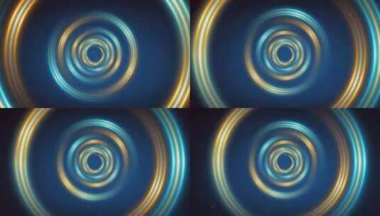 4K蓝色光圈隧道视频2高清在线视频素材下载
