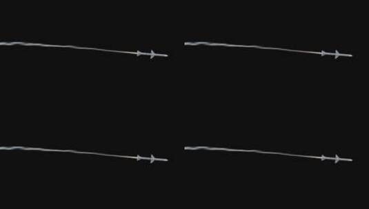 导弹飞行合成不同角度循环带通道 (10)高清在线视频素材下载