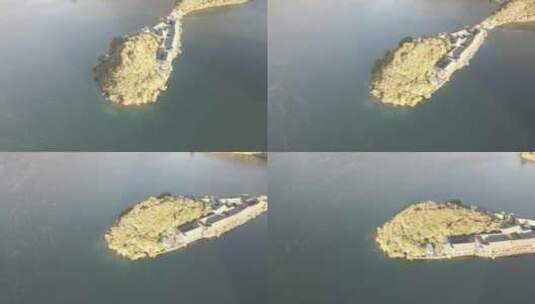 4K 航拍人间绝美摩梭族泸沽湖神湖神山高清在线视频素材下载