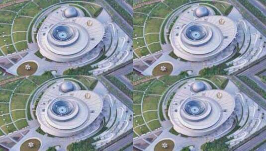 上海天文馆 临港 上海地标 城市宣传片高清在线视频素材下载