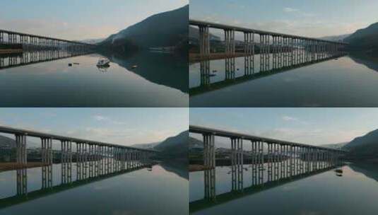 云南丽江段金沙江大桥高清在线视频素材下载