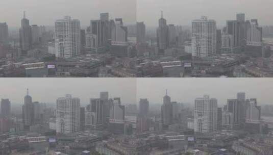 宁波天一广场城市日常马路街区建筑物高清在线视频素材下载