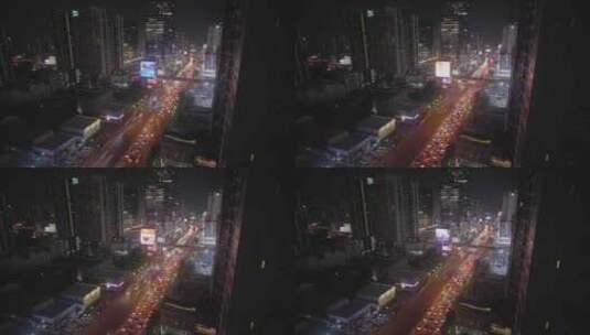 4k曼谷夜晚车流延时高清在线视频素材下载