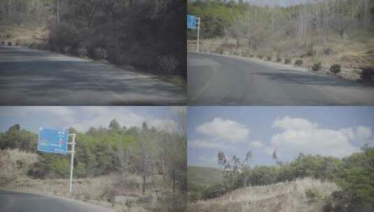 公路马路pov风光记录高清在线视频素材下载