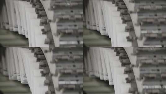 印刷机在生产报纸高清在线视频素材下载