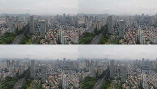 航拍柳州，柳州城市建设高清在线视频素材下载