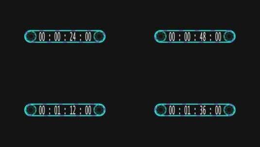 科技1小时计时器时钟视频素材5高清在线视频素材下载