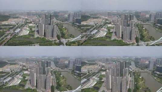 广州南沙航拍高清在线视频素材下载