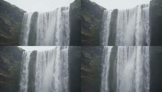 瀑布的壮丽景观高清在线视频素材下载